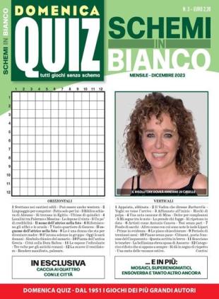 Domenica Quiz Schemi in Bianco - Dicembre 2023