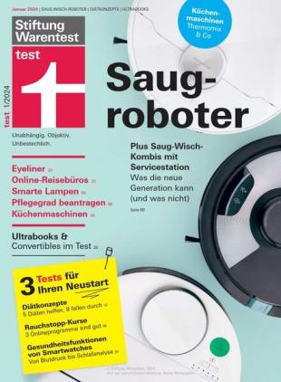 Stiftung Warentest Test - Januar 2024