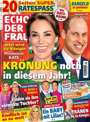 Echo der Frau - 25 September 2024
