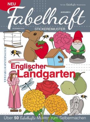 Fabelhaft Stickereimuster - Dezember 2024