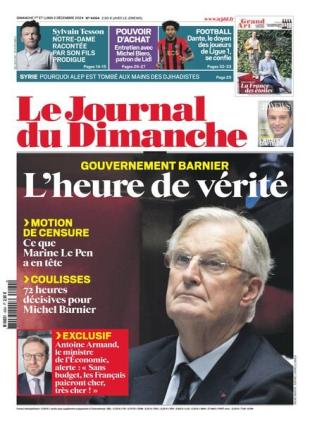 Le Journal du dimanche - 2 Decembre 2024