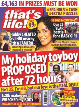 that's life! UK - 7 August 2025