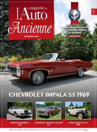 L'Auto Ancienne - Novembre 2025