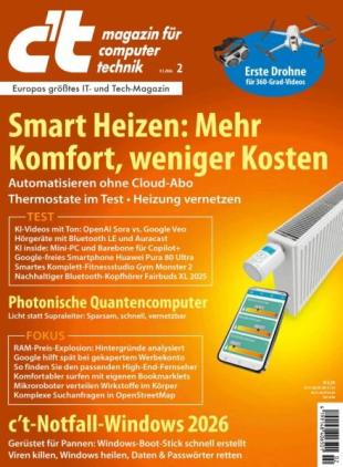 c't Magazin - 9 Januar 2026