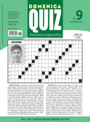 Domenica Quiz - 12 Marzo 2026
