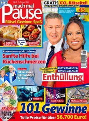 Mach mal Pause - 25 Februar 2026
