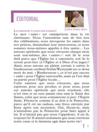 Parole et Priere - Mai 2026