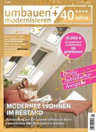 Umbauen + Modernisieren - Juli-August 2026