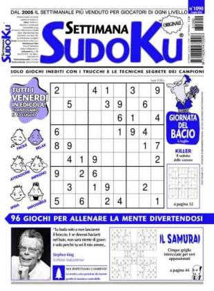 Settimana Sudoku - 3 Luglio 2026
