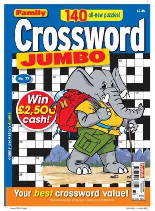 Family Crossword Jumbo - August 2026
