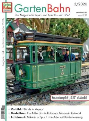 GartenBahn - August-September-Oktober 2026