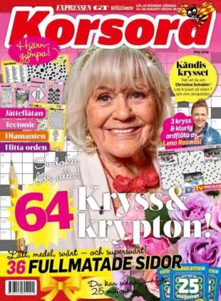Korsord - 24 Augusti 2026
