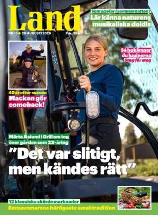 Land - 20 Augusti 2026