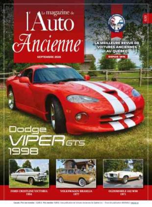 L'Auto Ancienne - Septembre 2026