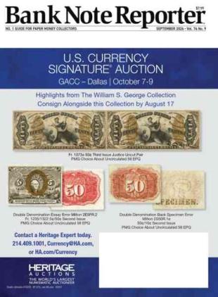 Bank Note Reporter - September 2026