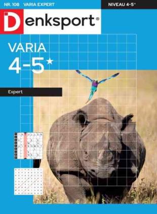 Denksport Varia expert 4-5 - 9 September 2026