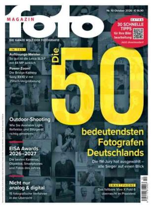 fotoMAGAZIN - Oktober 2026