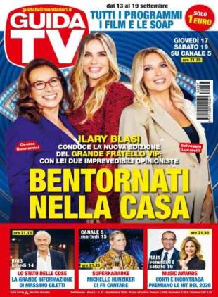GuidaTV - 8 Settembre 2026