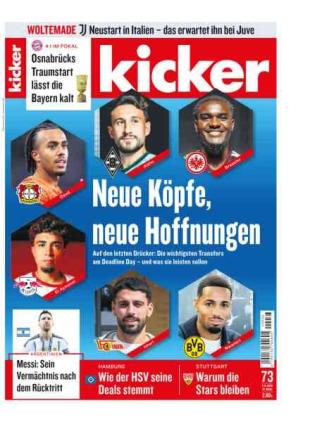Kicker - 3 September 2026
