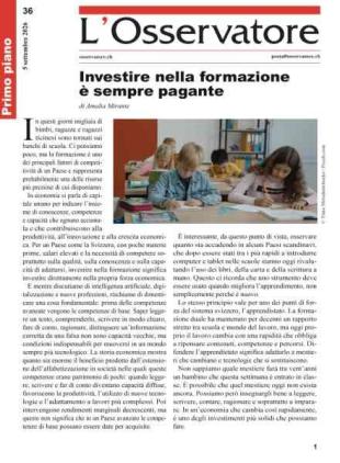 L'Osservatore - 5 Settembre 2026
