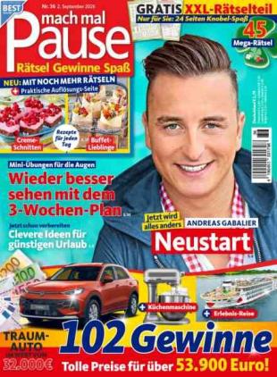 Mach mal Pause - 2 September 2026