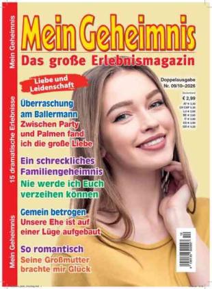 Mein Geheimnis - September-Oktober 2026