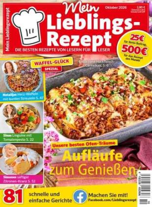Mein Lieblingsrezept - Oktober 2026