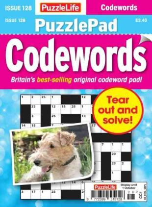 PuzzleLife PuzzlePad Codewords - September 2026