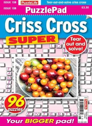 PuzzleLife PuzzlePad Criss Cross Super - September 2026
