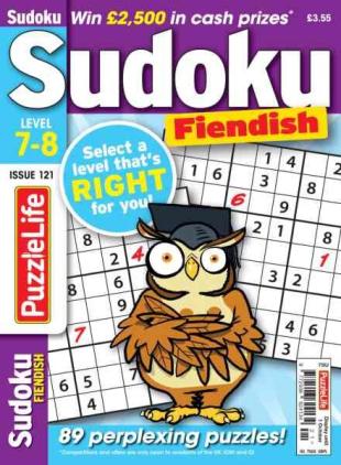 PuzzleLife Sudoku Fiendish - August 2026