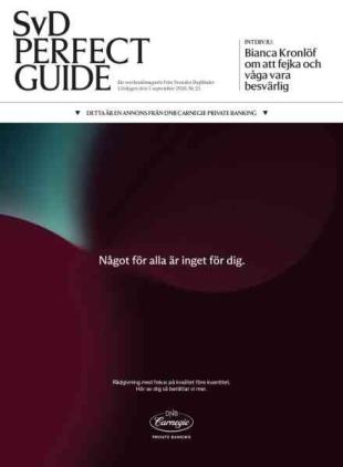 SvD Perfect Guide - 5 September 2026