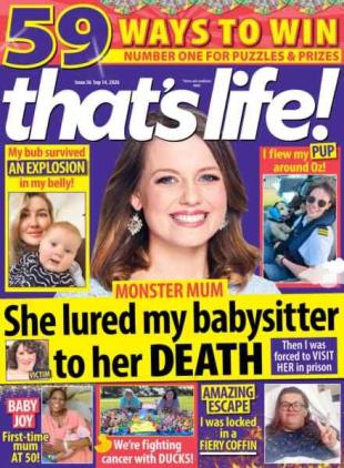 that's life! Australia - 6 September 2026