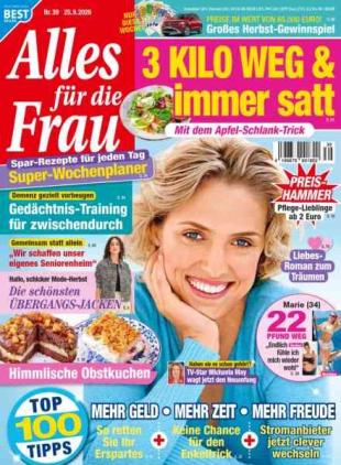Alles fur die Frau - 25 September 2026