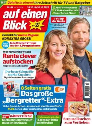 Auf Einen Blick - 15 Oktober 2026