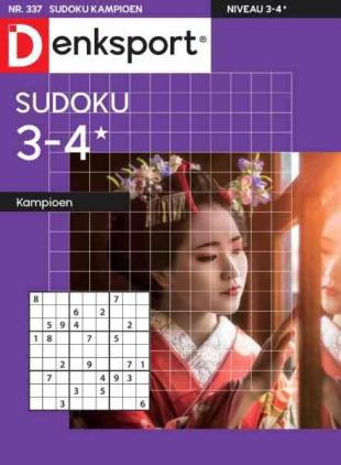 Denksport Sudoku 3-4 kampioen - 30 September 2026