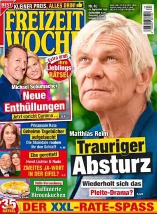 Freizeitwoche - 29 September 2026