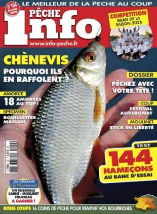 Info Peche - Novembre-Decembre 2026