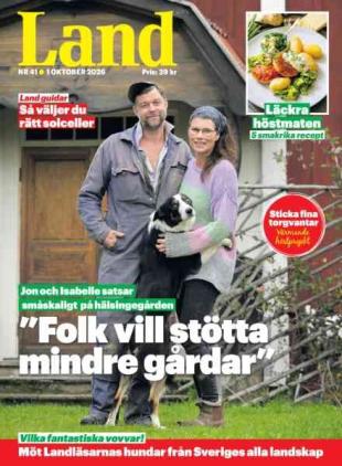 Land - 29 September 2026