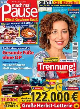 Mach mal Pause - 7 Oktober 2026
