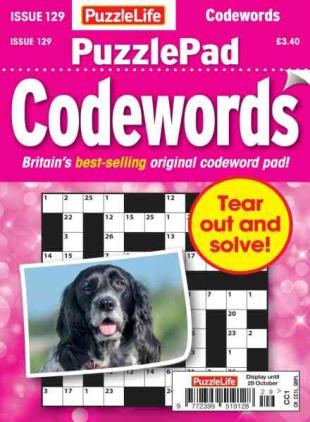 PuzzleLife PuzzlePad Codewords - October 2026